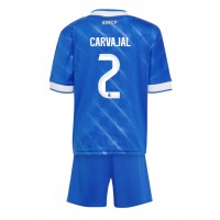 Stroje piłkarskie Real Madrid Daniel Carvajal #2 Koszulka Trzeciej dla dzieci 2025-26 Krótki Rękaw (+ szorty)